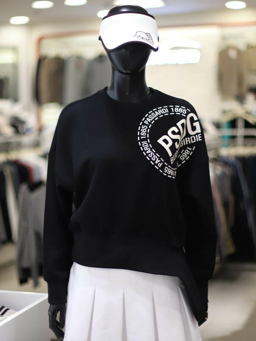 女 303M 韓國Passardi 高球品牌正品折扣/春夏新款 時尚印花英文字母 休閒版套頭長袖T/高爾夫球衣