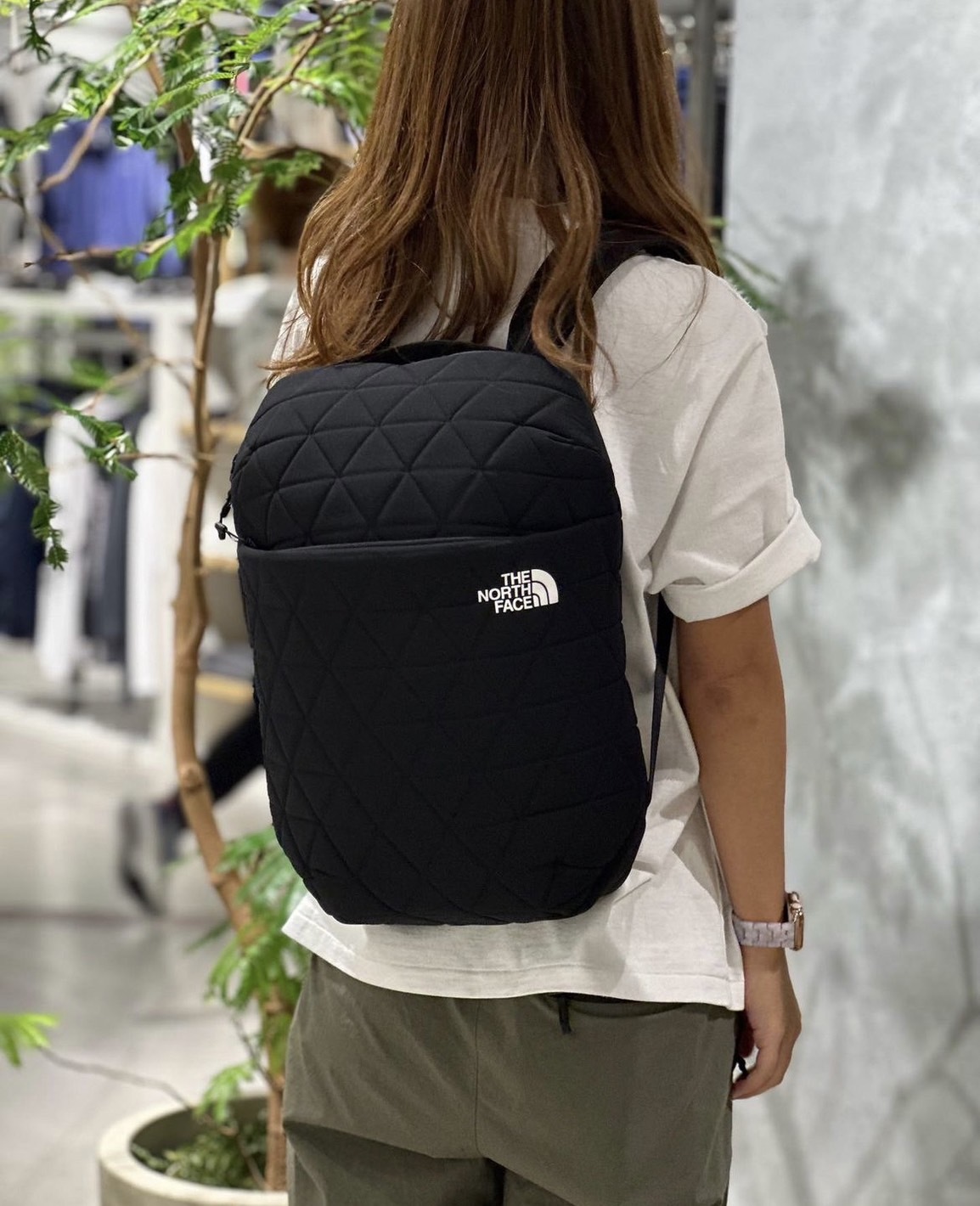 日本TNF Geoface Pack 菱紋後背包
