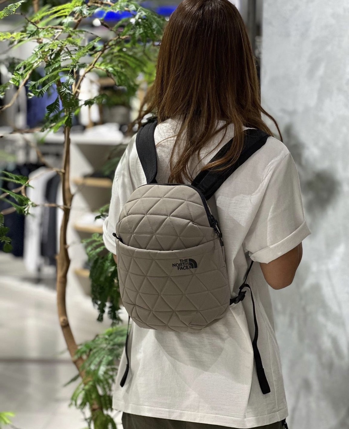 日本TNF Geoface Pack 菱紋後背包