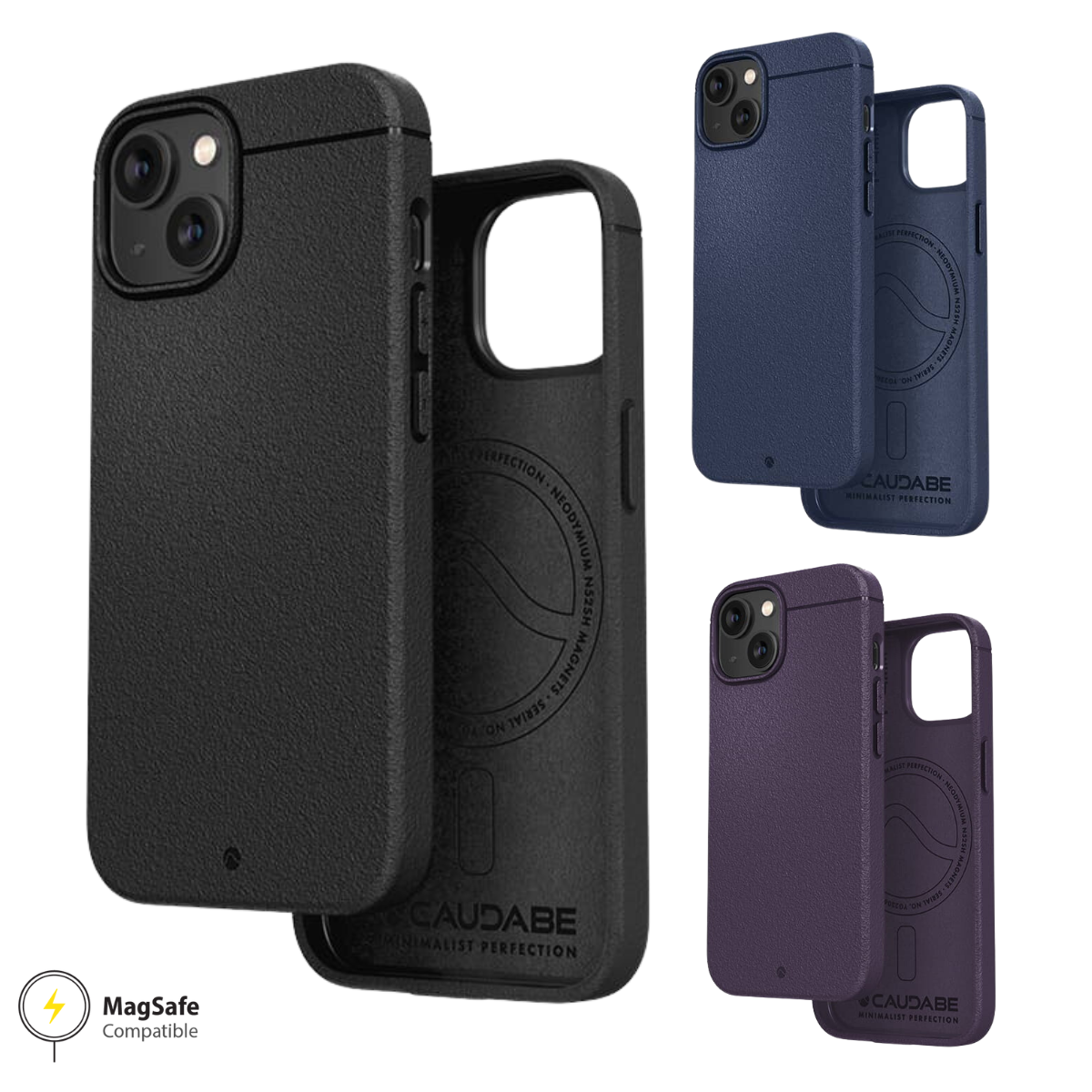 Caudabe Sheath MagSafe 磨砂防撞手機殼-iPhone 15 Plus (2鏡頭)