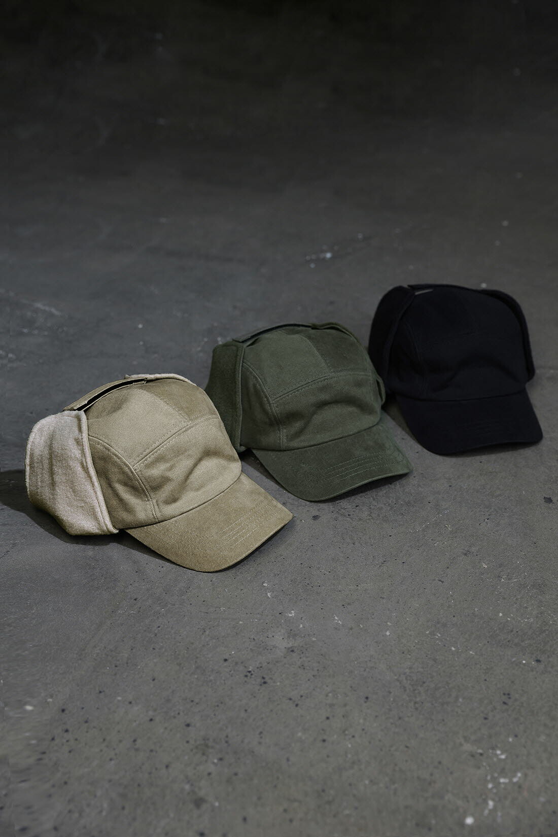 帶耳魔術貼球帽