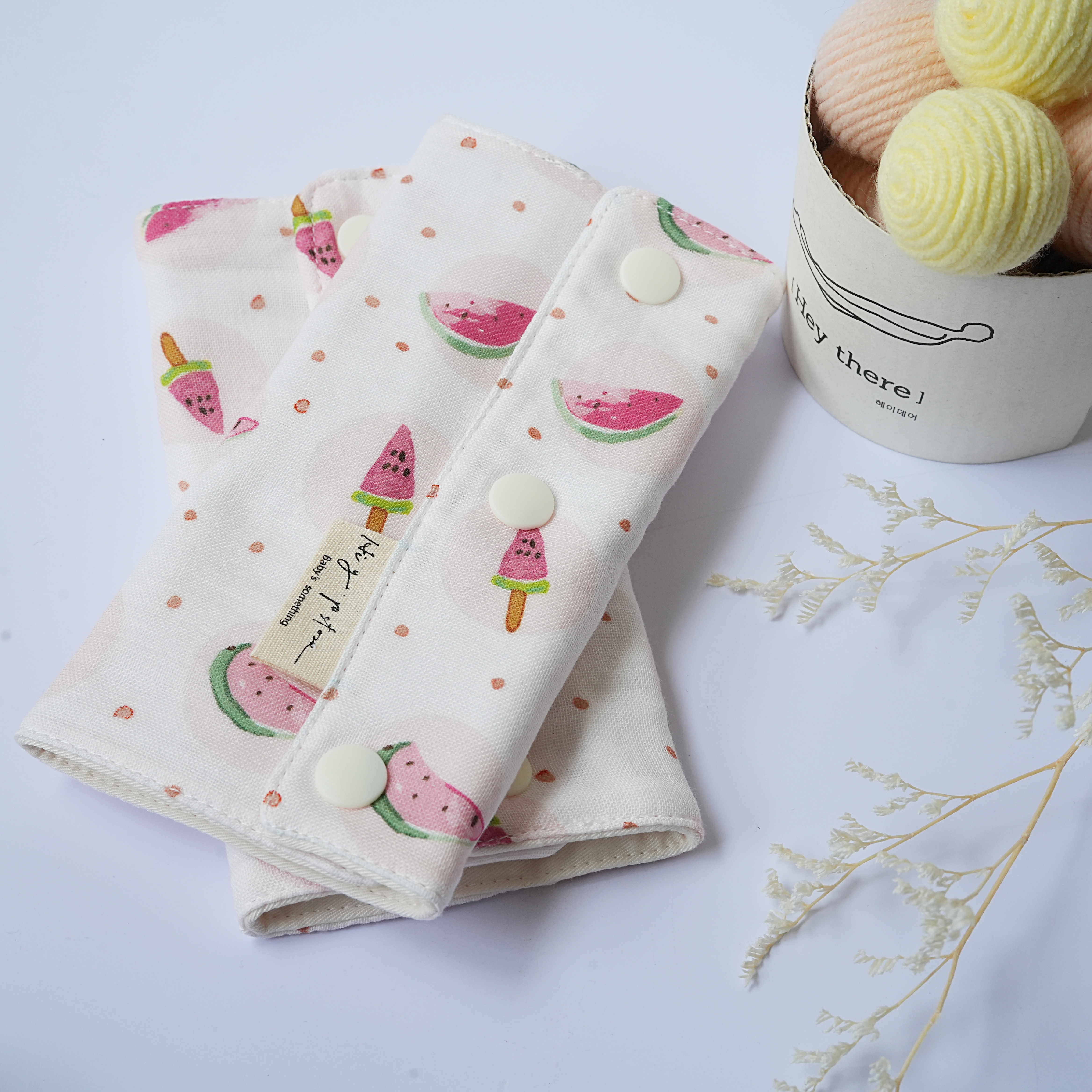 Hi Y.P store-揹巾口水套-獨家設計款-西瓜棒棒冰