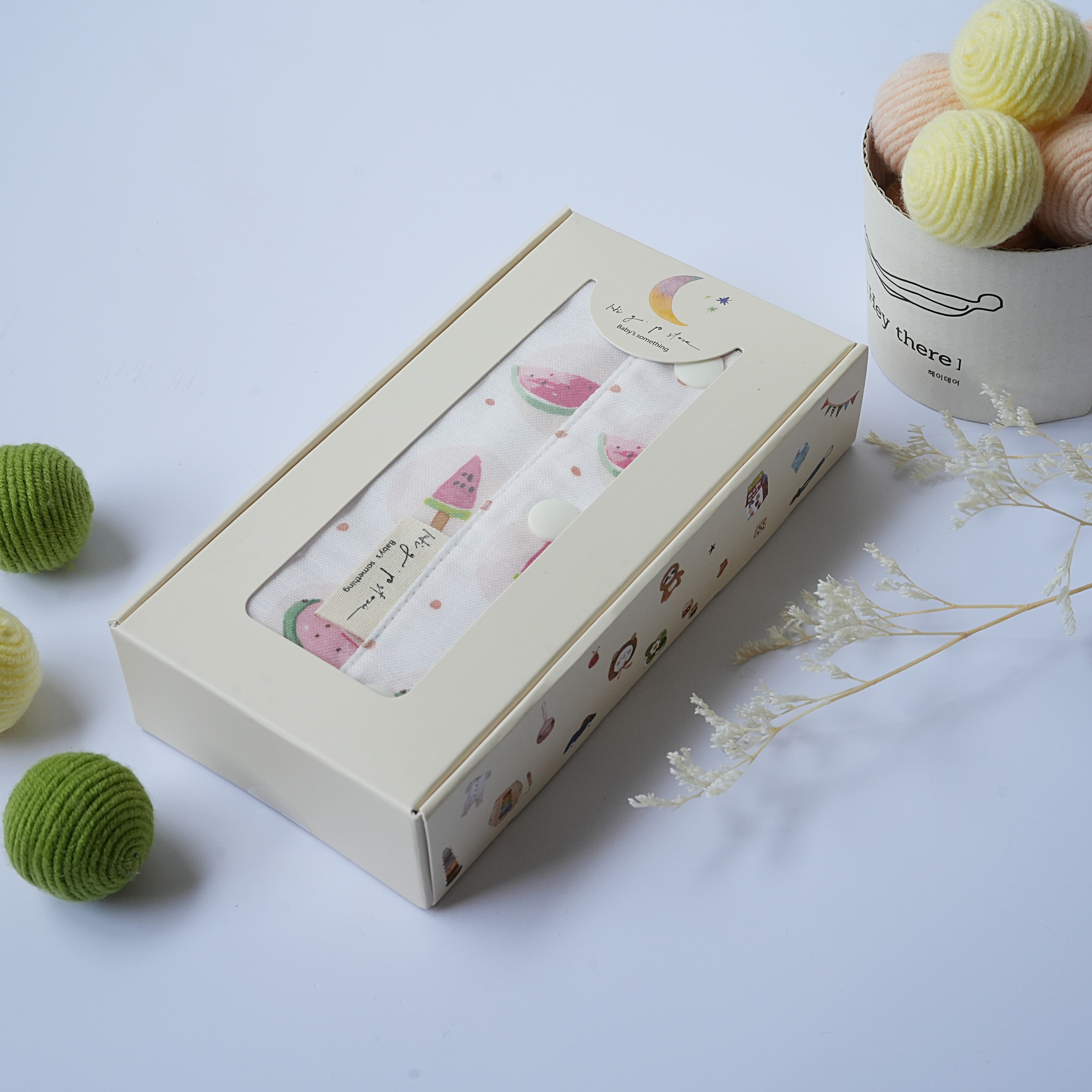 Hi Y.P store-揹巾口水套-獨家設計款-西瓜棒棒冰