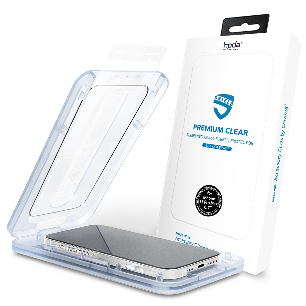 iPhone 15 Series】AGbC Glass Protector w/Helper