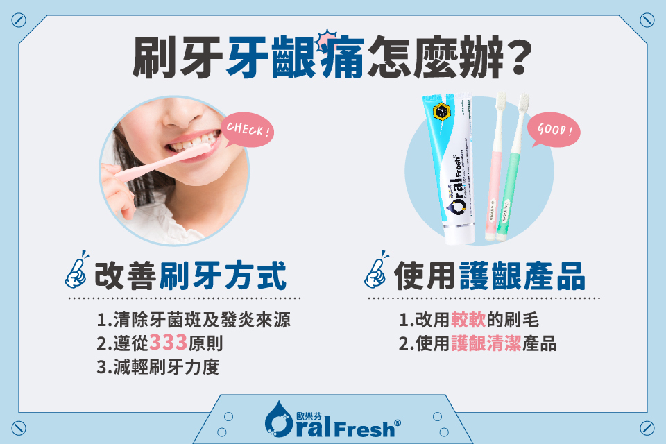 刷牙牙齦痛怎麼辦？