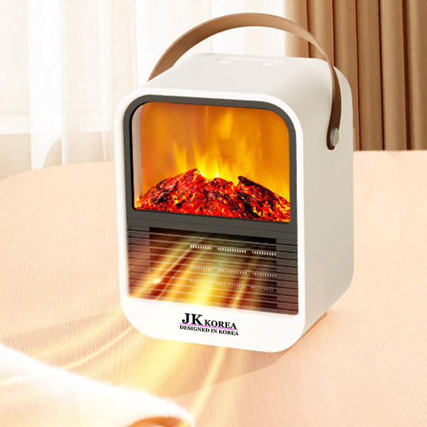 JK KOREA - Flaming Mountain Simulated Fire Portable Instant Heater Heater (J0928)