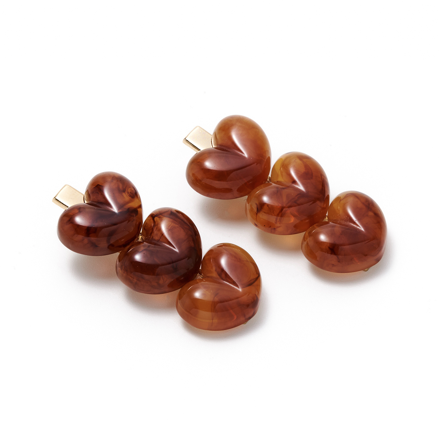 平價飾品,愛心,髮夾組