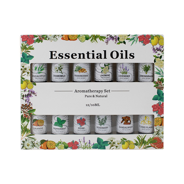 JK KOREA - Premium aromatherapy essential oil set (12 pieces in a box with 12 scents) J0927