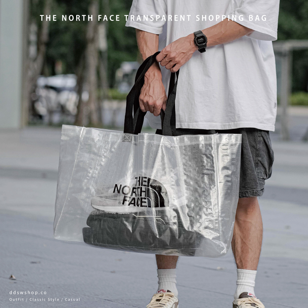 The North Face ECO 韓國限定 大容量透明環保袋 防水