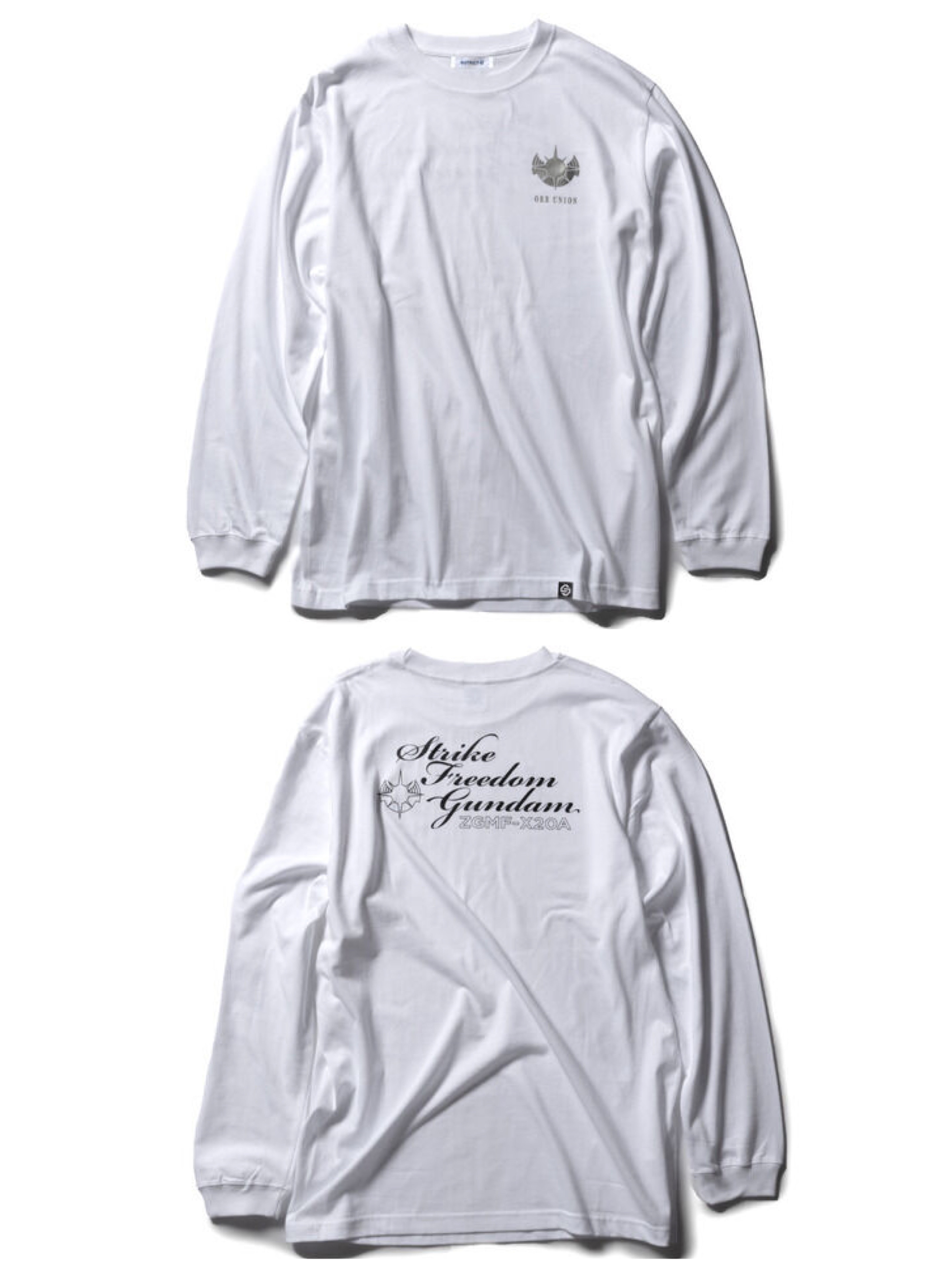 Pbandai 預訂2023/10月 STRICT-G『機動戦士ガンダムSEED DESTINY』長袖Tシャツ ストライクフリーダムガンダム ロゴ⚠️⚠️熱賣款‼️落單前請先PM查詢貨源