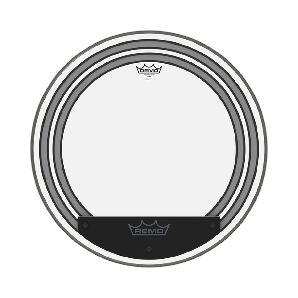 Remo REMO / Powersonic 雙層7-mil + 5-mil +減震環大鼓鼓皮 (透明/霧面)(多種尺寸可選) — 三峽鼓 / 打擊｜YA! 玩音樂