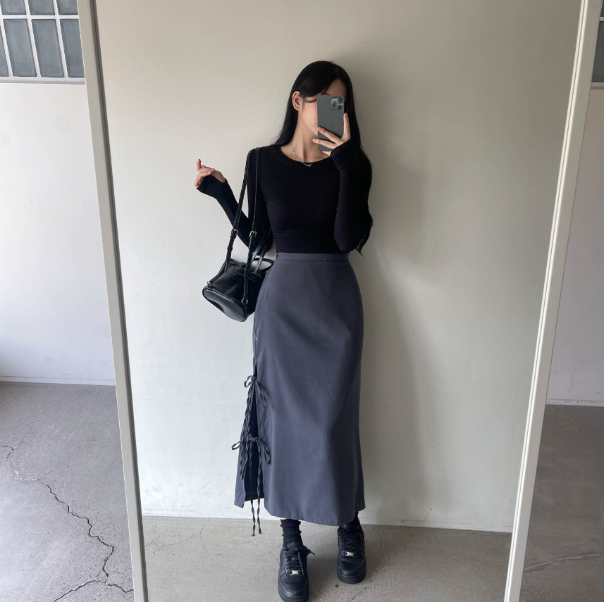 半身長裙