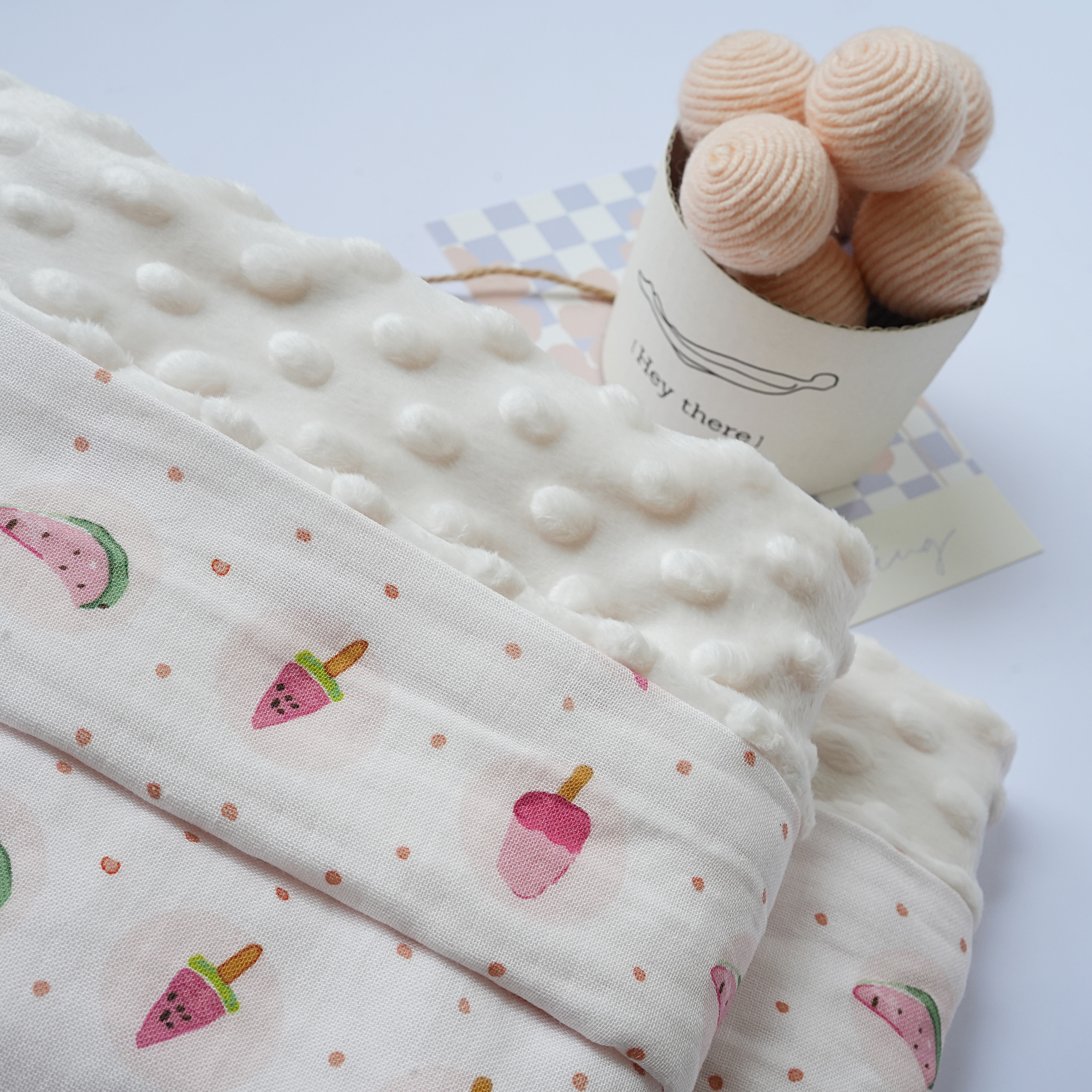 Hi Y.P store-舒眠毯-獨家設計款-西瓜棒棒冰