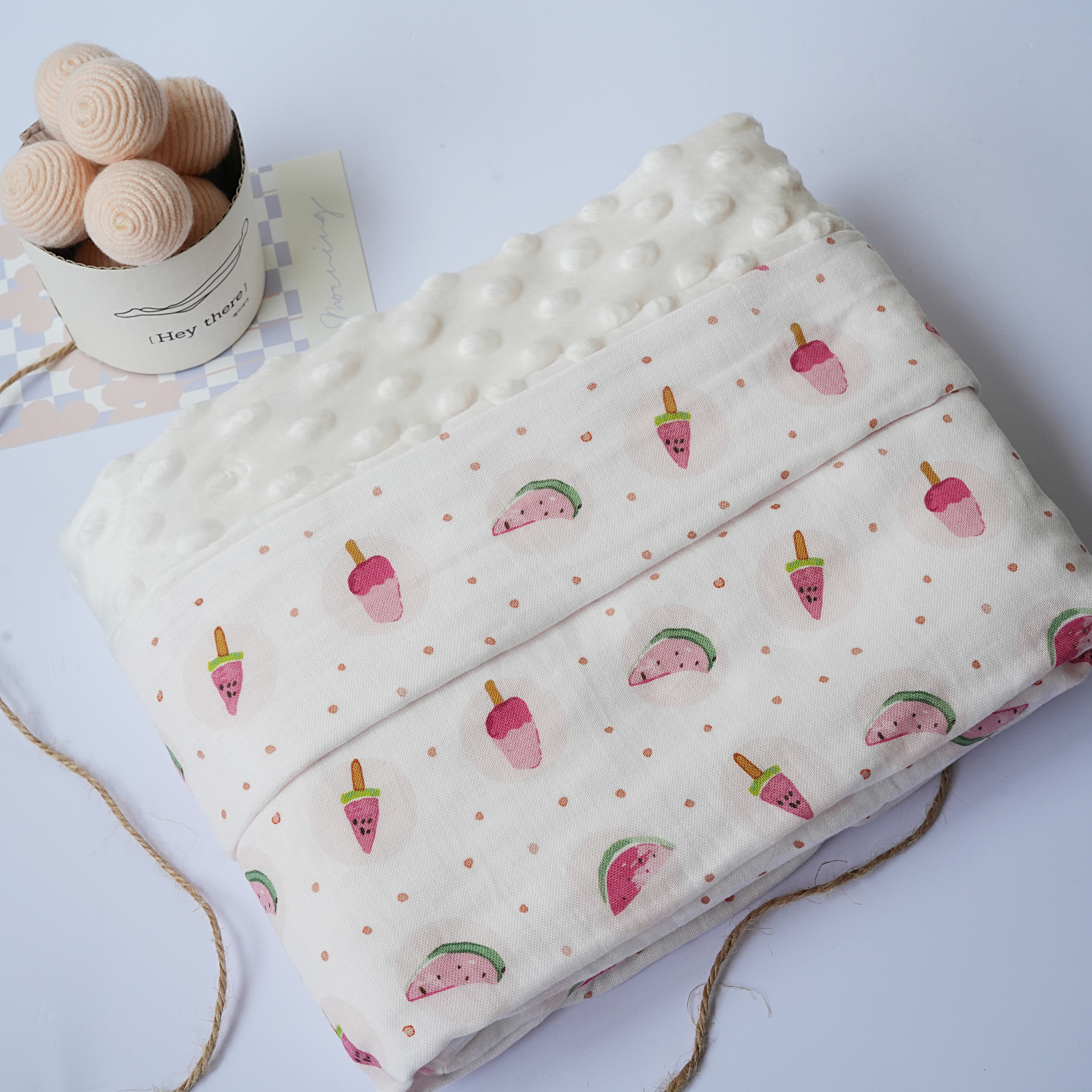 Hi Y.P store-舒眠毯-獨家設計款-西瓜棒棒冰