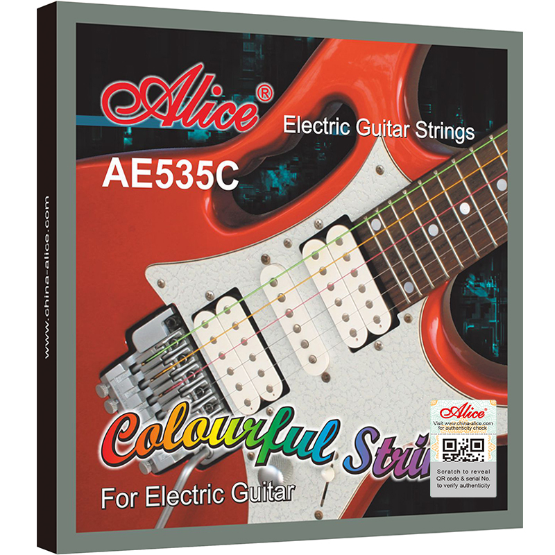 Alice AE535C-SL 彩色電吉他弦 super light 09-42
