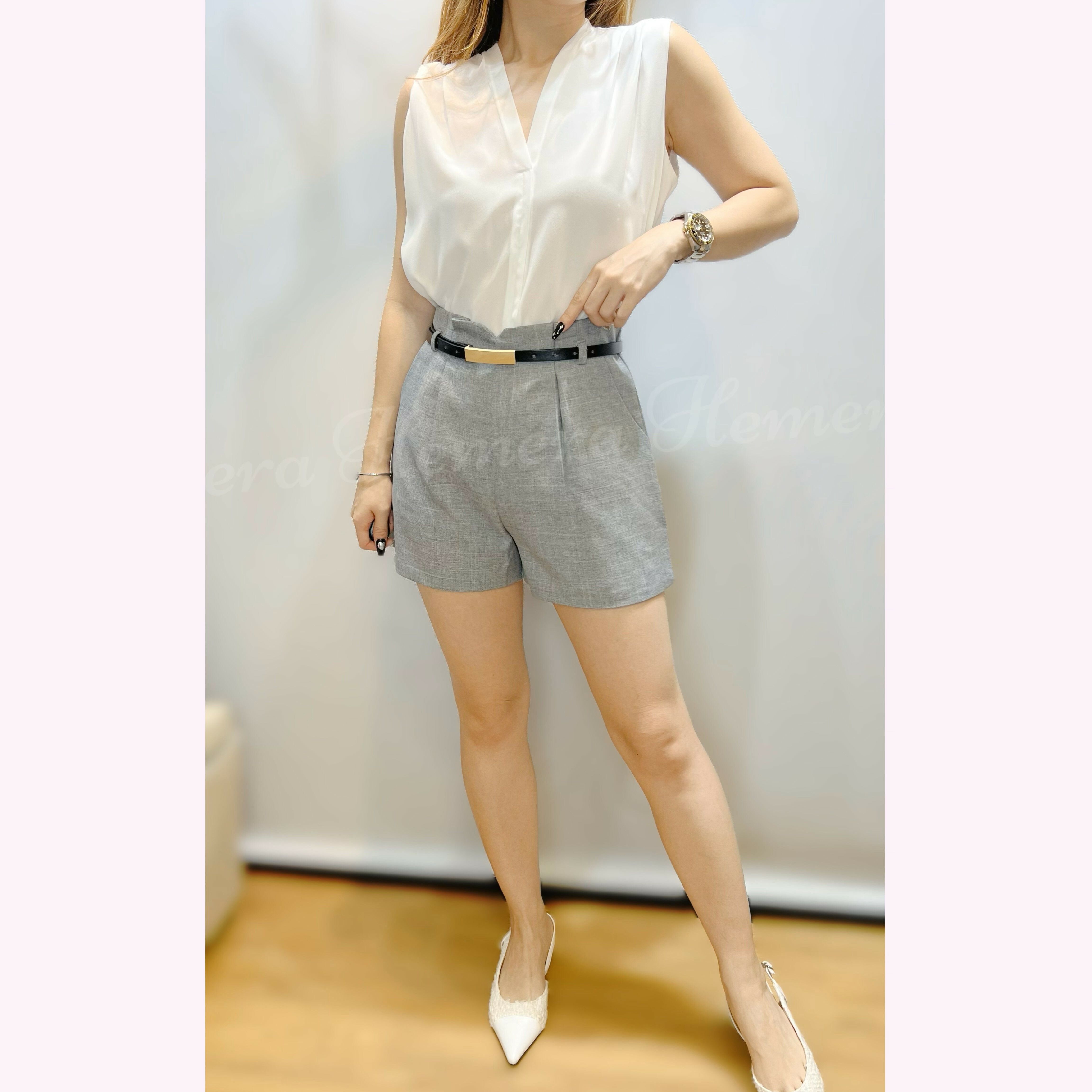 PT23S0935 返工短褲連腰帶