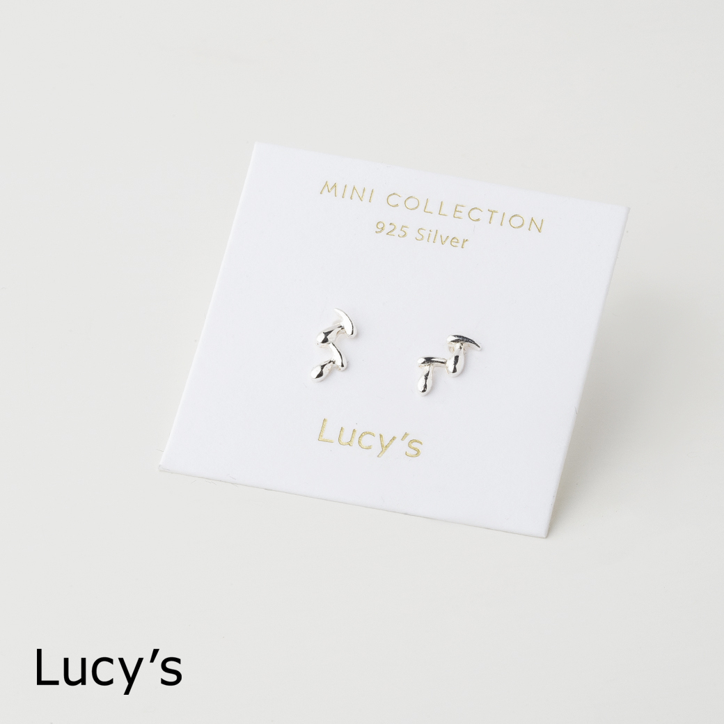 925純銀〔輕銀系列〕解構 耳環 (108318)