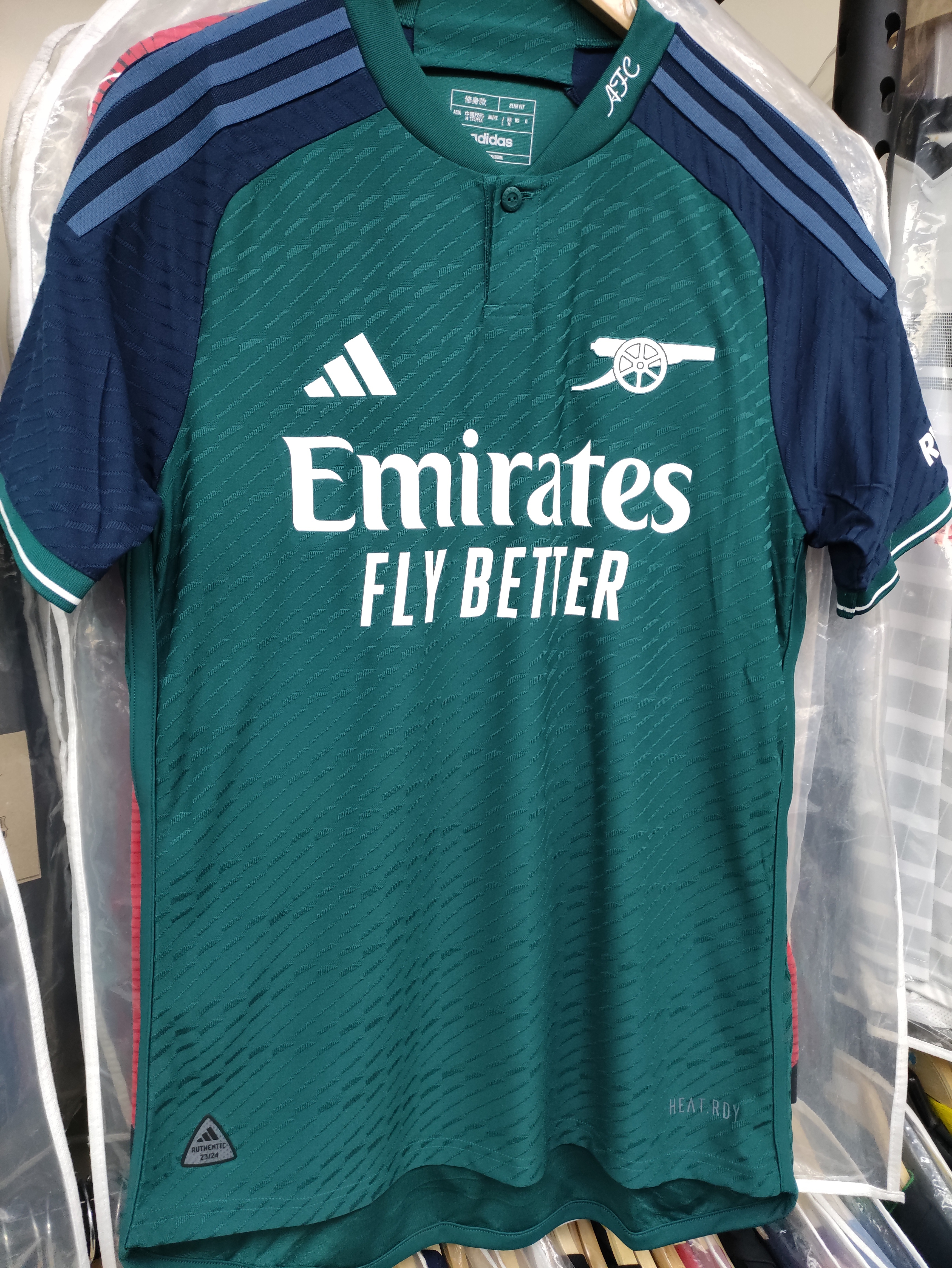 23-24阿仙奴二客球員版球衣