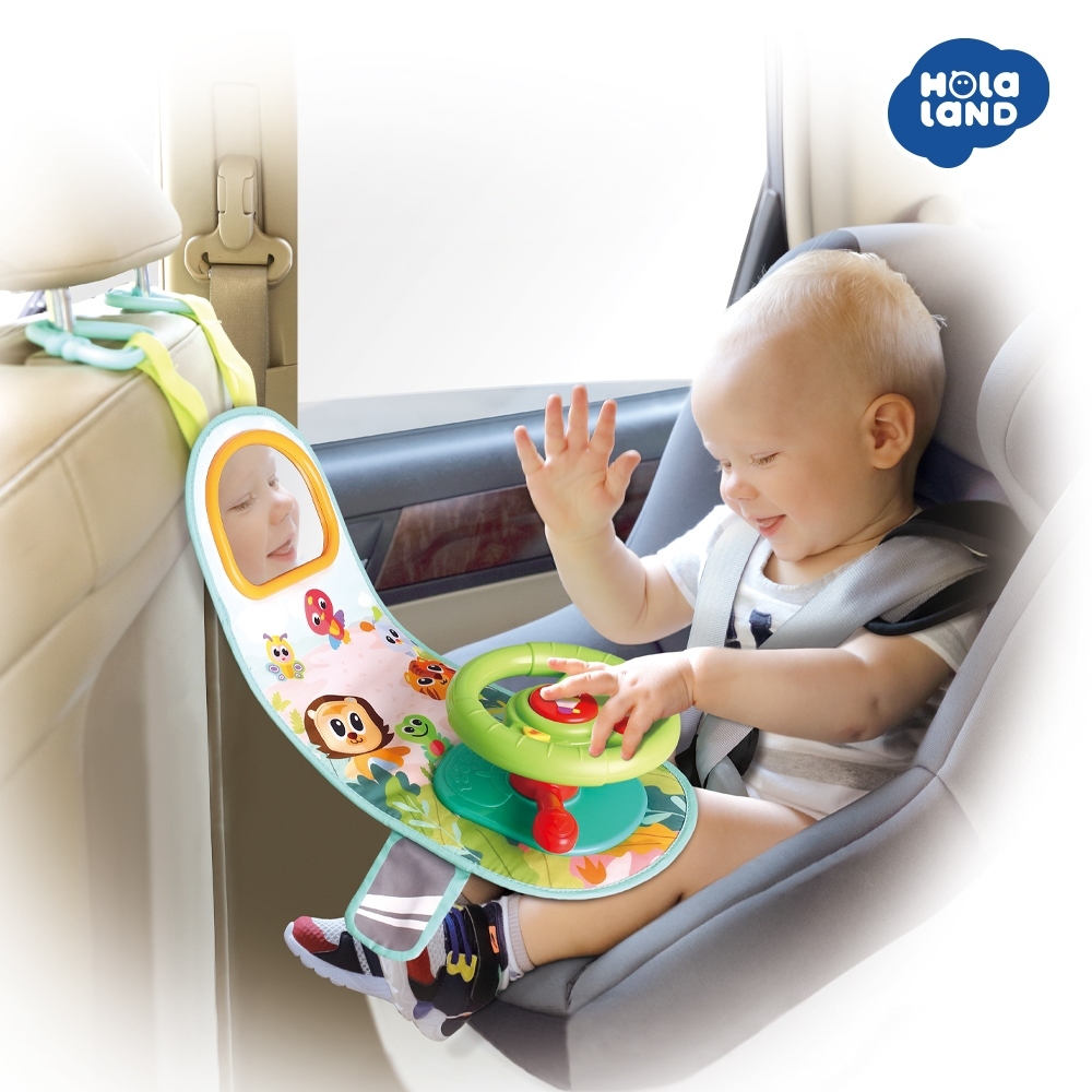 HolaLand歡樂島   聲光趣味方向盤 (匯樂玩具)