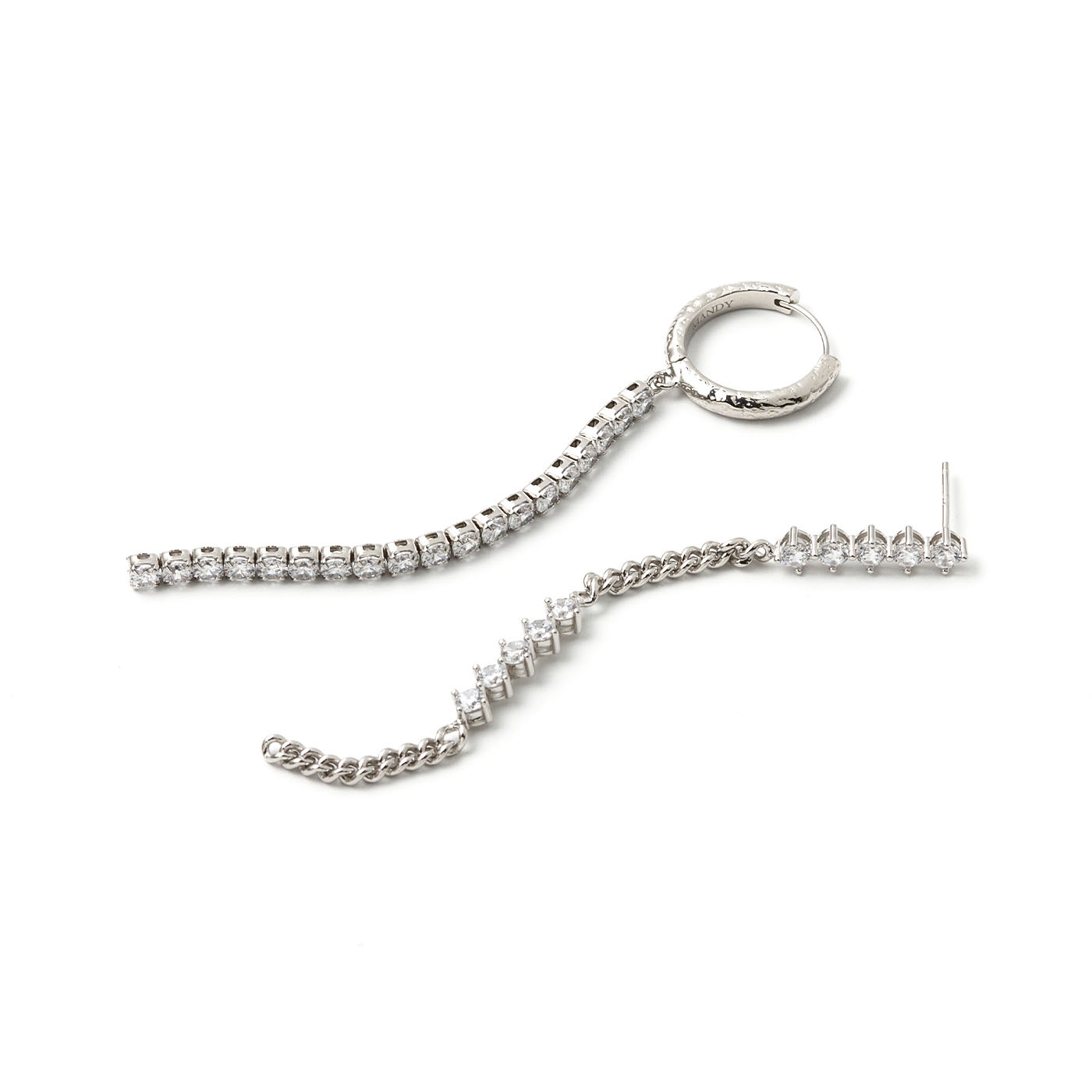 平價飾品,銀針,5A鋯石,垂墜,耳環