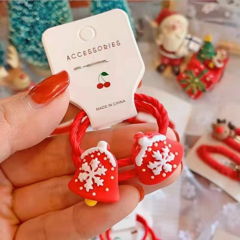 現貨區 聖誕節皮筋聖誕髮圈 XS0286