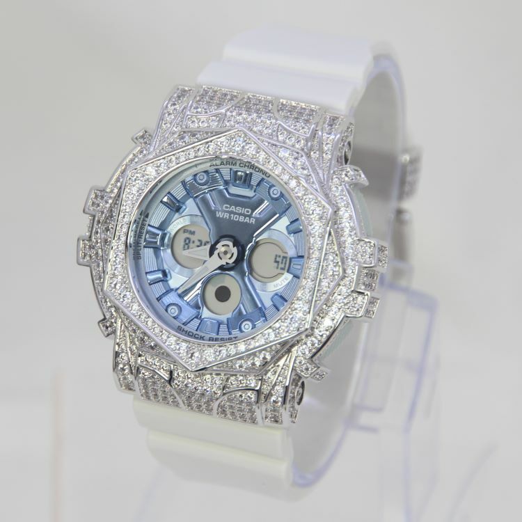 銀色 改裝手錶 BA-130-7A2 - 玫瑰