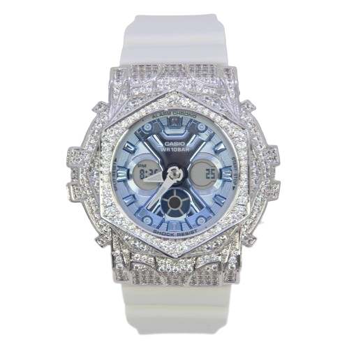 銀色 改裝手錶 BA-130-7A2 - 玫瑰