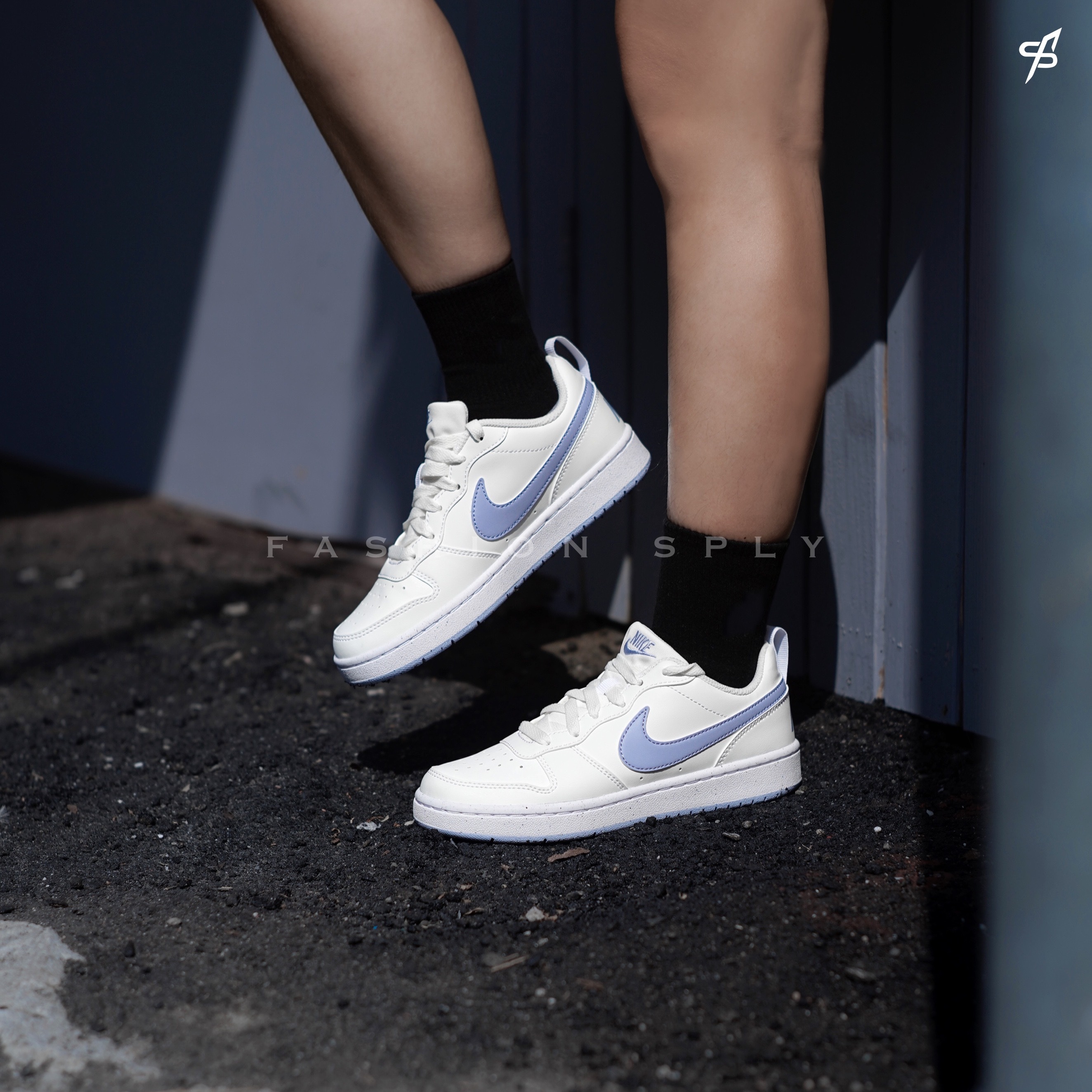 Nike Court Borough Low Recraft 紫羅蘭 GS DV5456-103