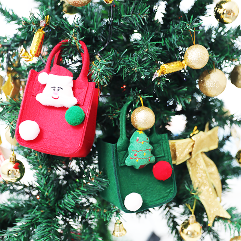 聖誕節毛氈禮品袋 A0356