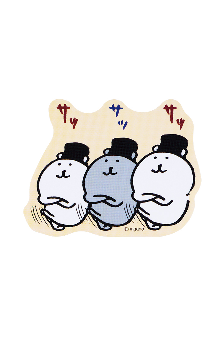 預訂｜白熊 可以貼在手機上的貼紙（哥薩克）　