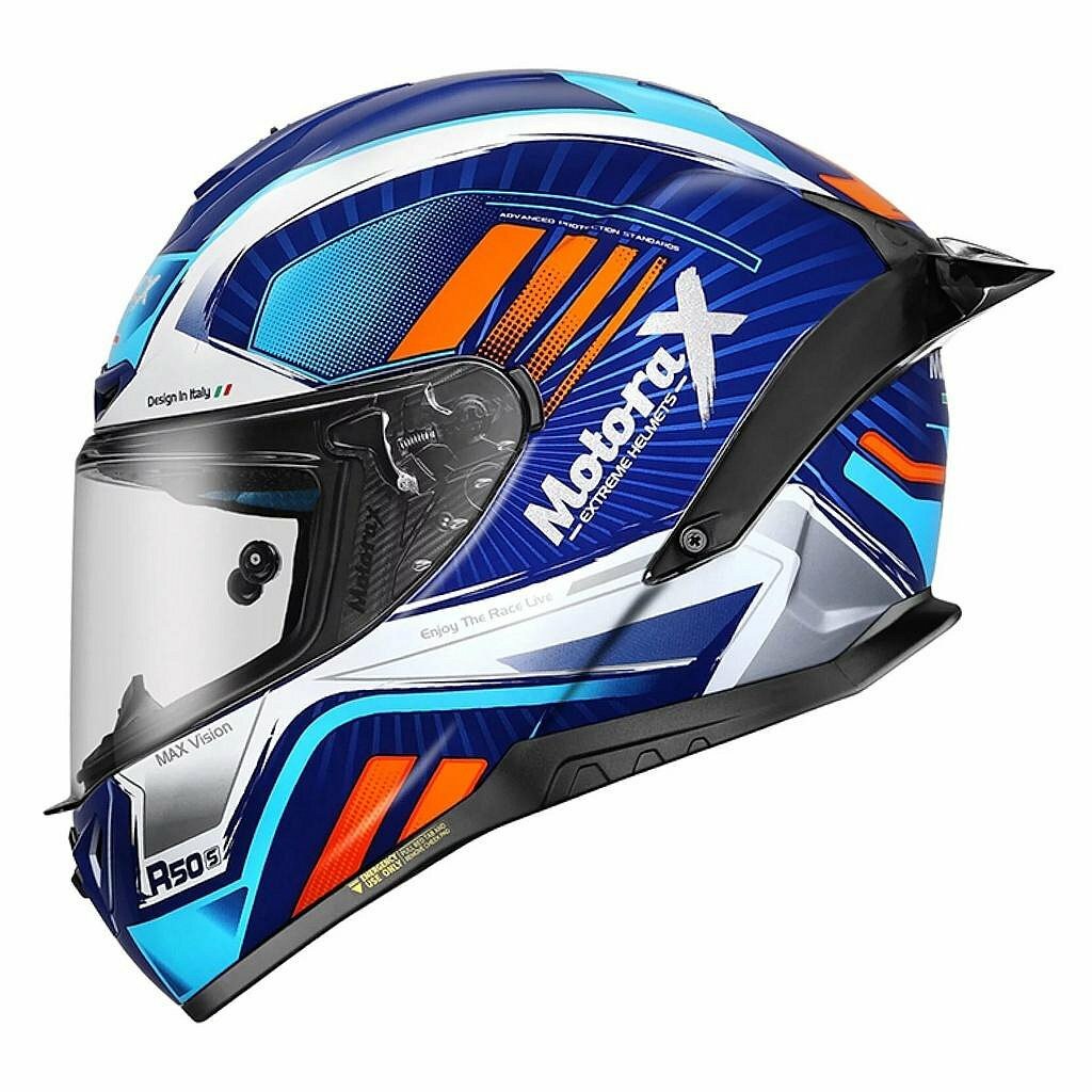 MOTORAX 摩雷士 R50S GADA藍黃 MC3