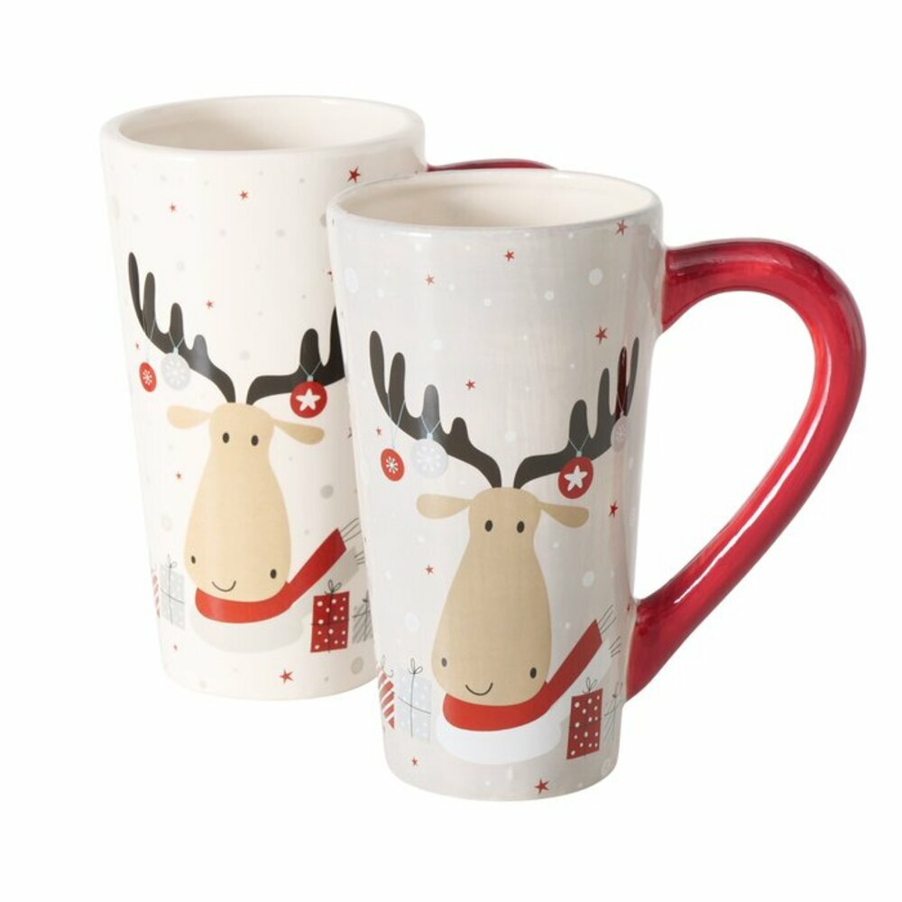 德國Boltze 麋鹿大馬克杯2入