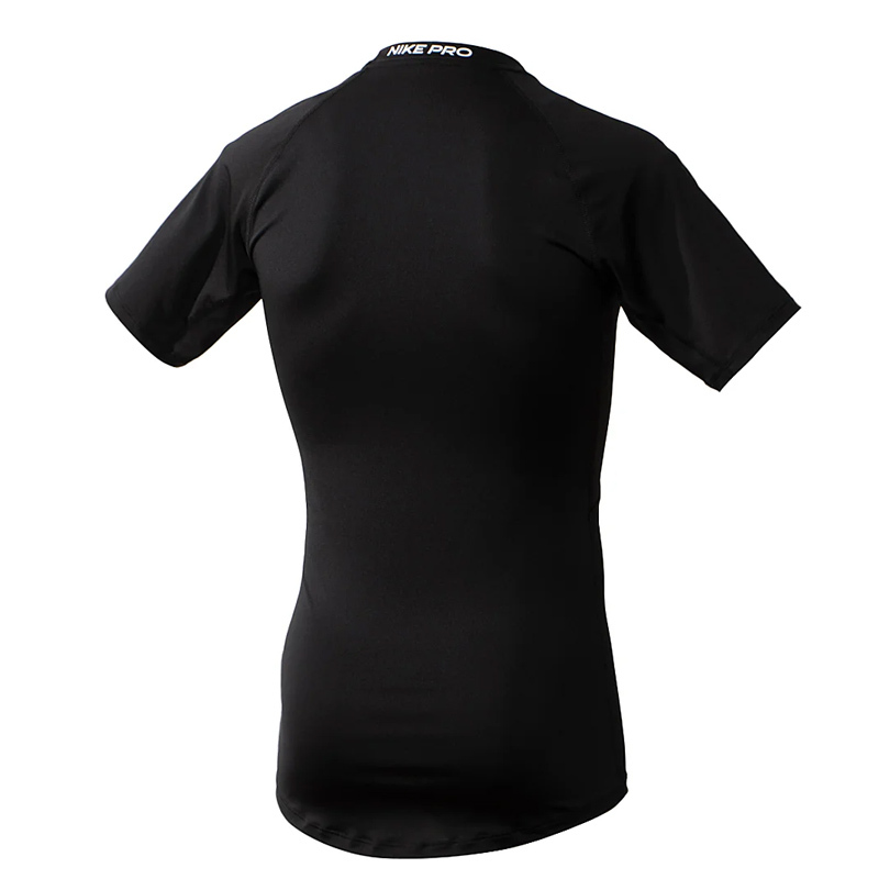 男款 NIKE PRO DRI FIT 黑色 短袖 小勾 排汗 運動 健身 緊身 束衣【FB7933-010】