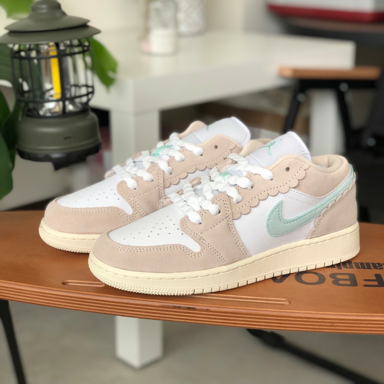 Nike Air Jordan 1 Low SE (GS) 波浪冰淇淋 裸粉 薄荷綠 奶油底 DZ5356-800