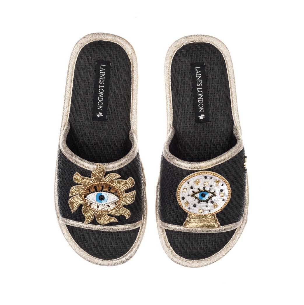 **團購**英國 Laines London // Straw Braided Sandals// MYSTIC EYES