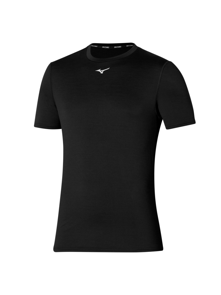 MIZUNO CORE MIZUNO TEE 男裝運動衫 黑色