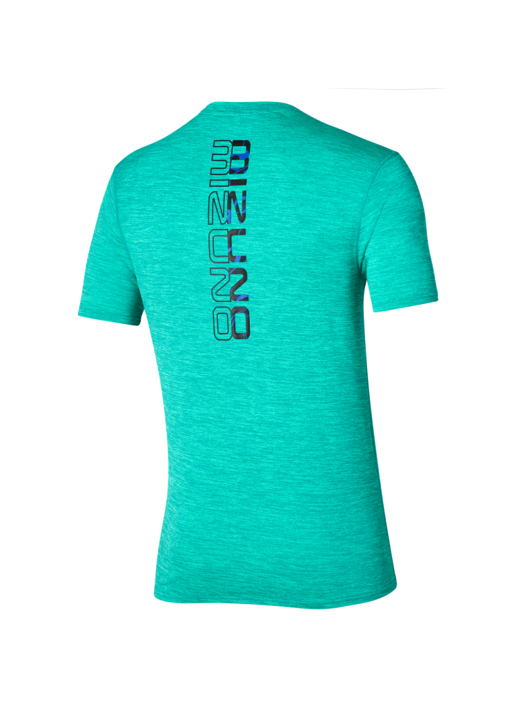 MIZUNO CORE MIZUNO TEE 男裝運動衫 綠色
