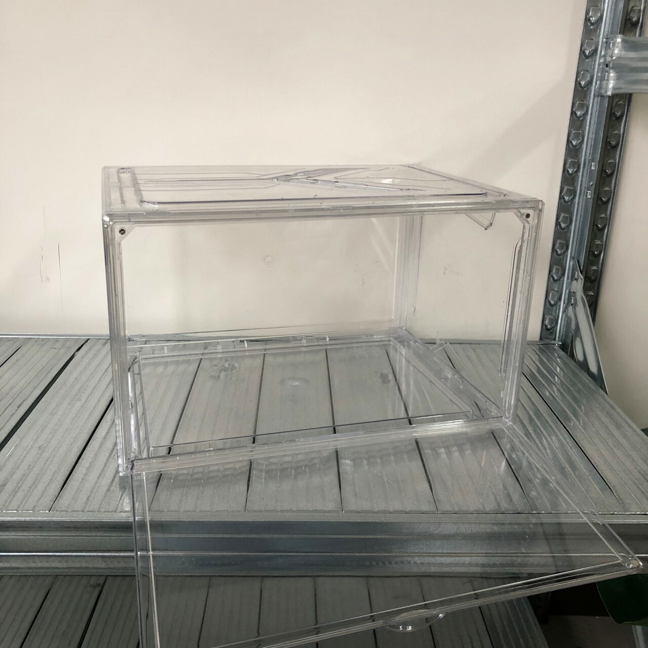 透明鞋盒 側開磁吸 收納盒 展示盒 YH616