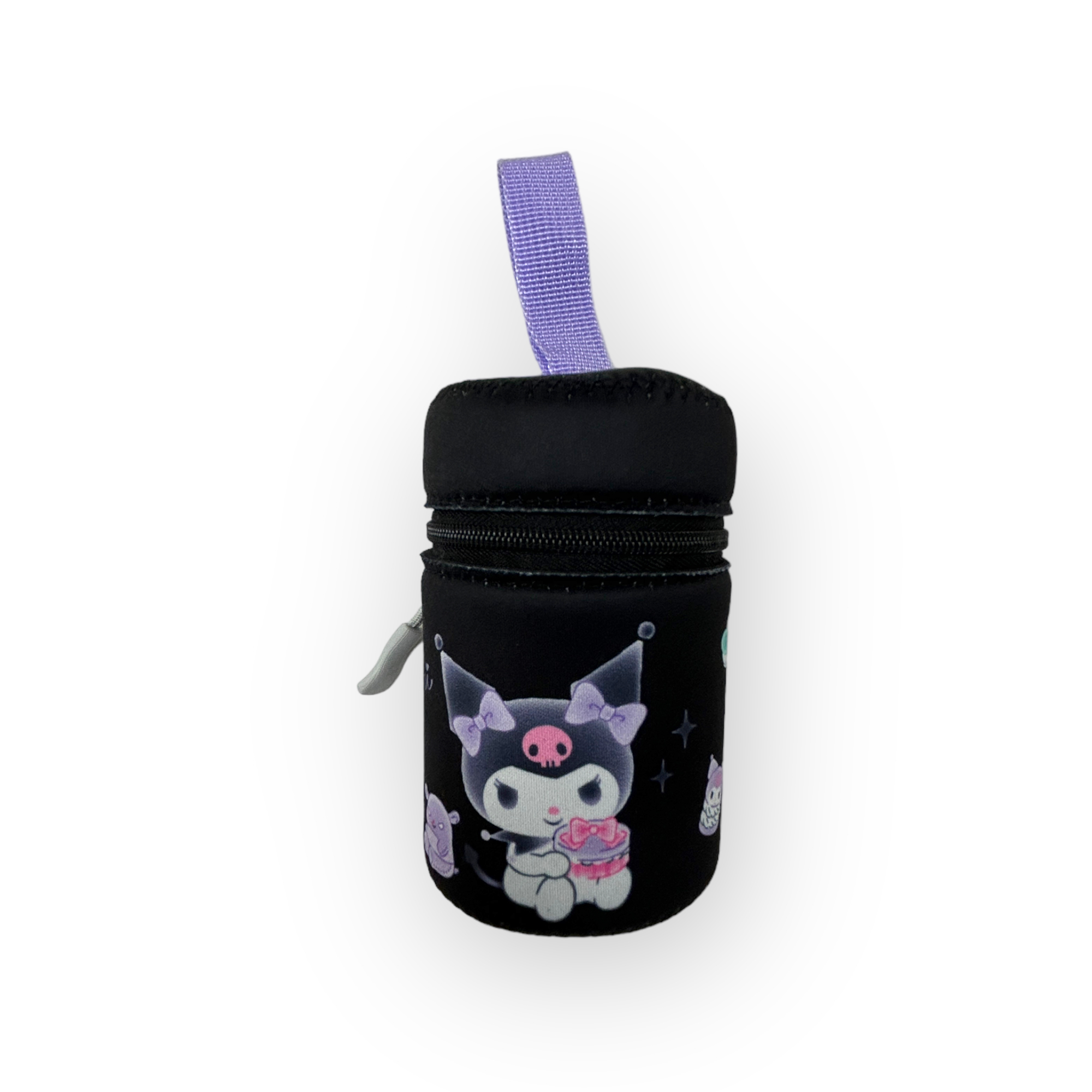 【日本Skater】 Kuromi 不銹鋼水壺連收納袋 180ml