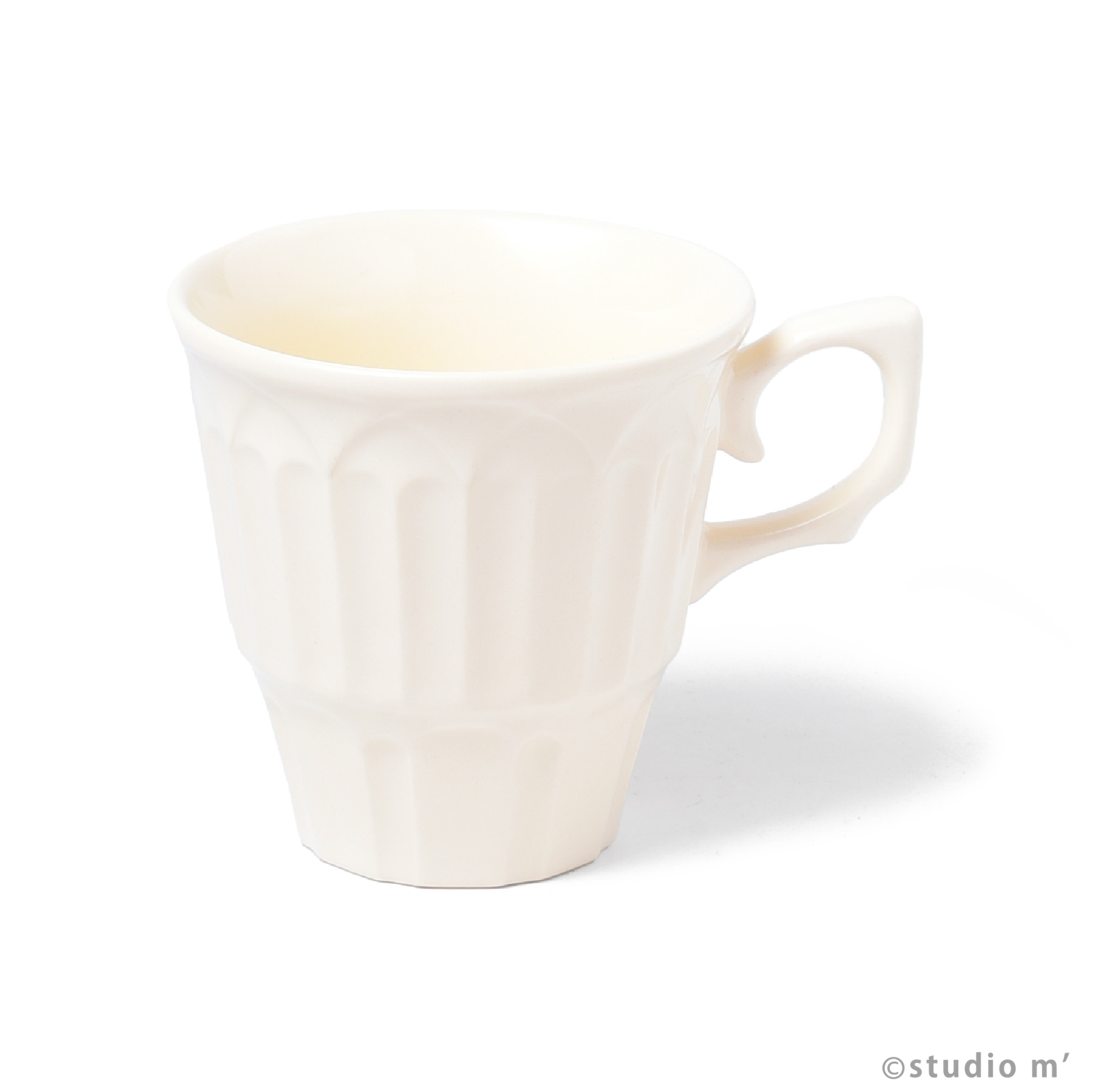 STUDIO M' - L'ombre 拱窗馬克杯 / 白