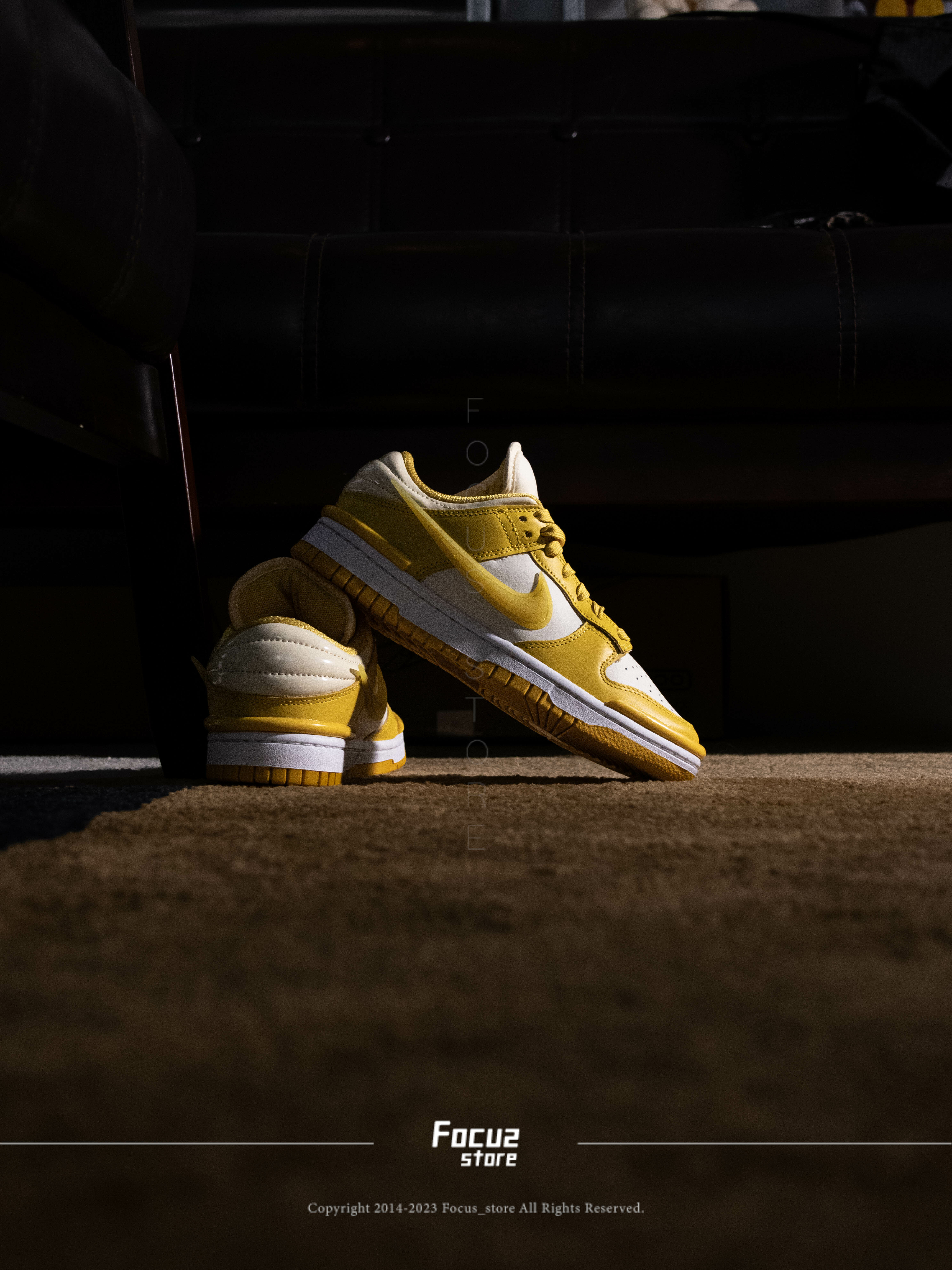 【Focus Store】預購 Nike Dunk Low Twist "Vivid Sulfur" 芥末黃 DZ2794-100