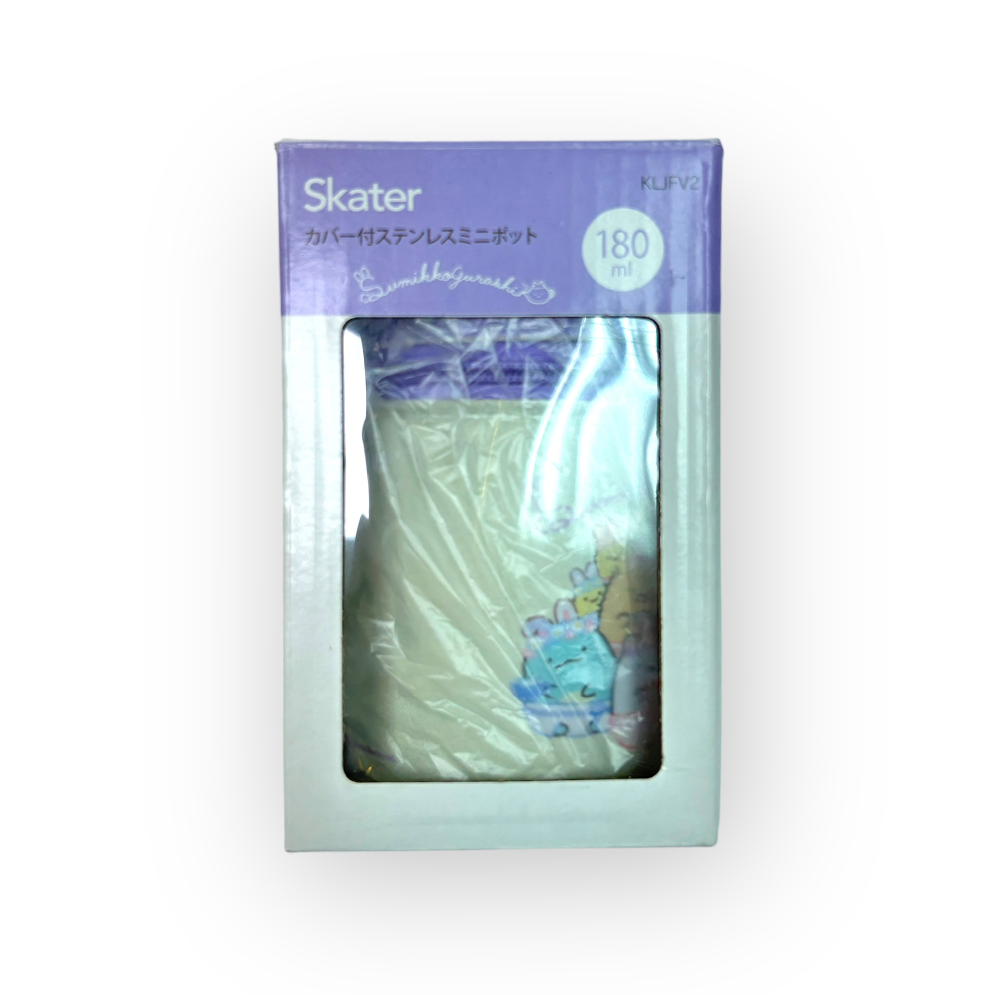 【日本Skater】 角落生物 不銹鋼水壺連收納袋 180ml