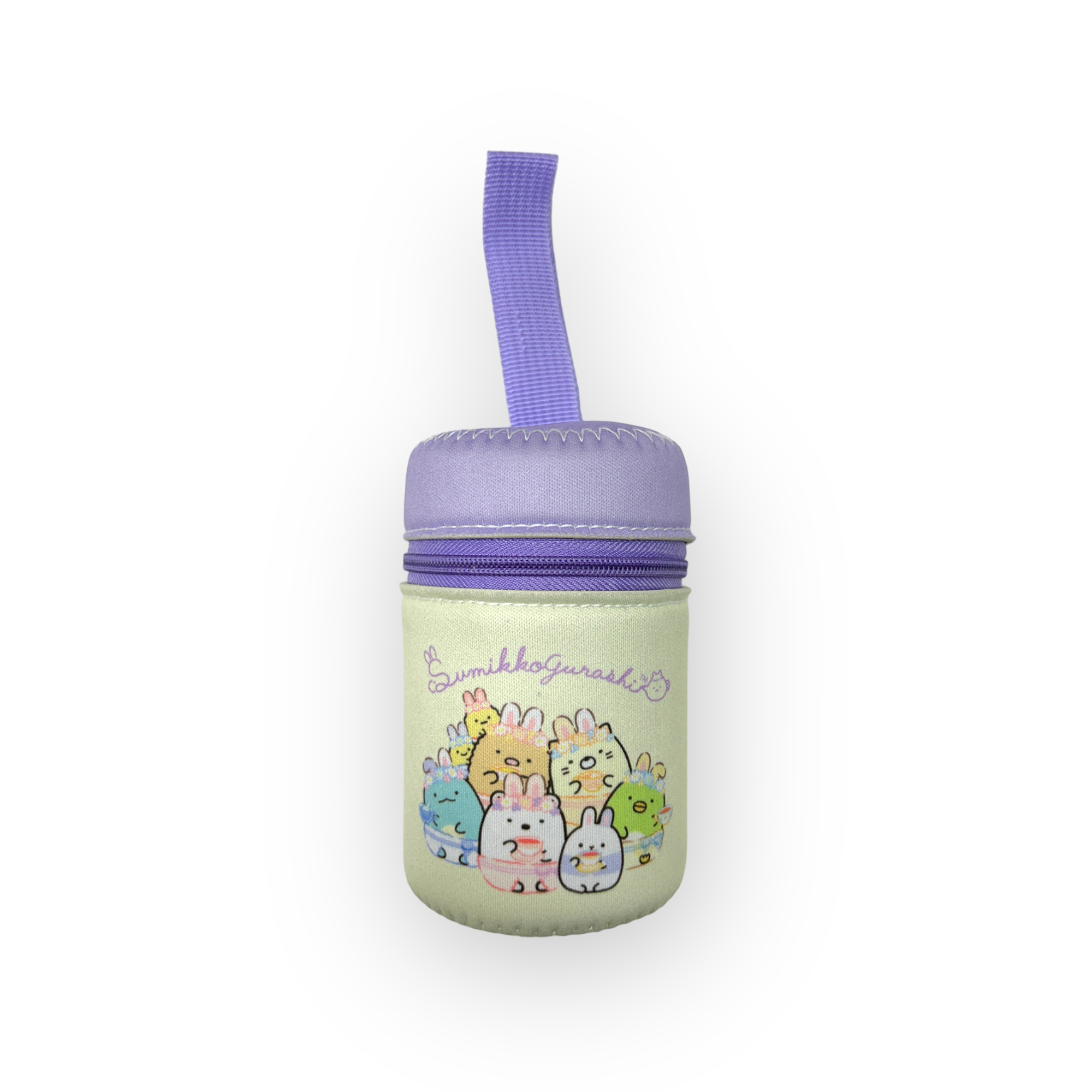 【日本Skater】 角落生物 不銹鋼水壺連收納袋 180ml