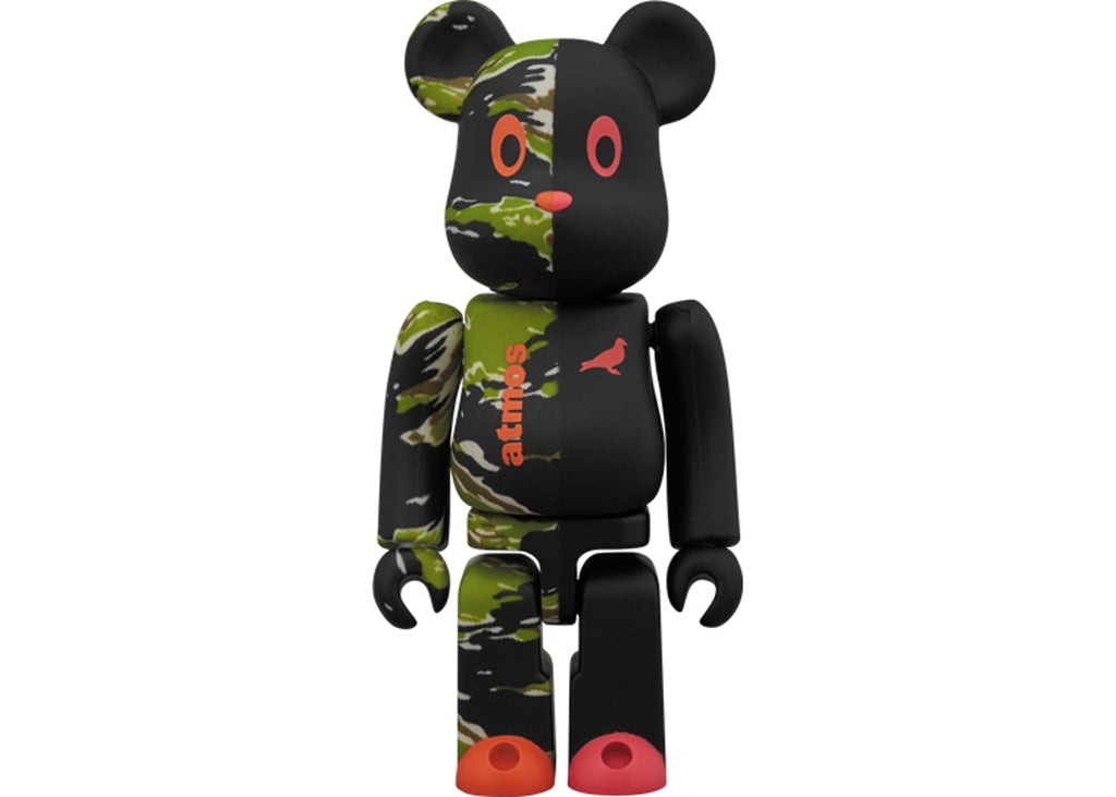 BE@RBRICK × Atmos × STAPLE #2 100％ & 400％  迷彩 庫柏力克熊 BE@RBRICK-21 [台灣現貨]