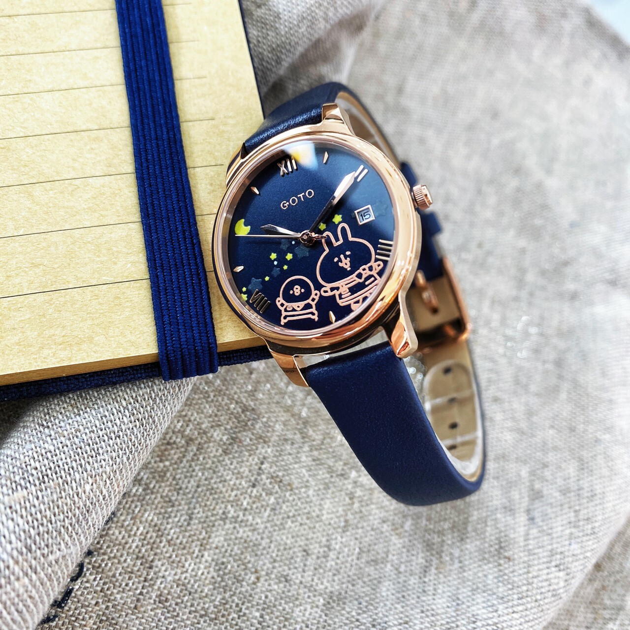 【GOTO】台灣高鐵x卡娜赫拉限量款 GL3117L-4L-L41  28mm 現代鐘錶