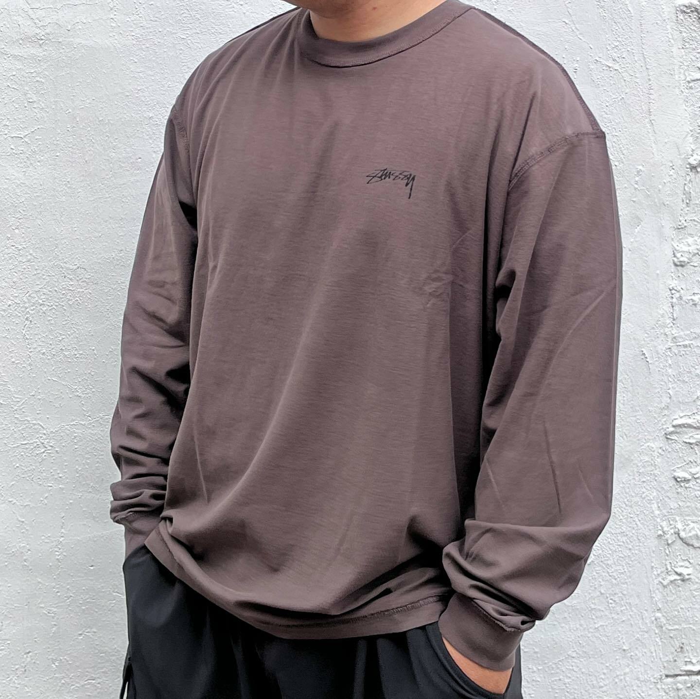 Stussy  Lazy 反逢車線長T ( 1140333 )