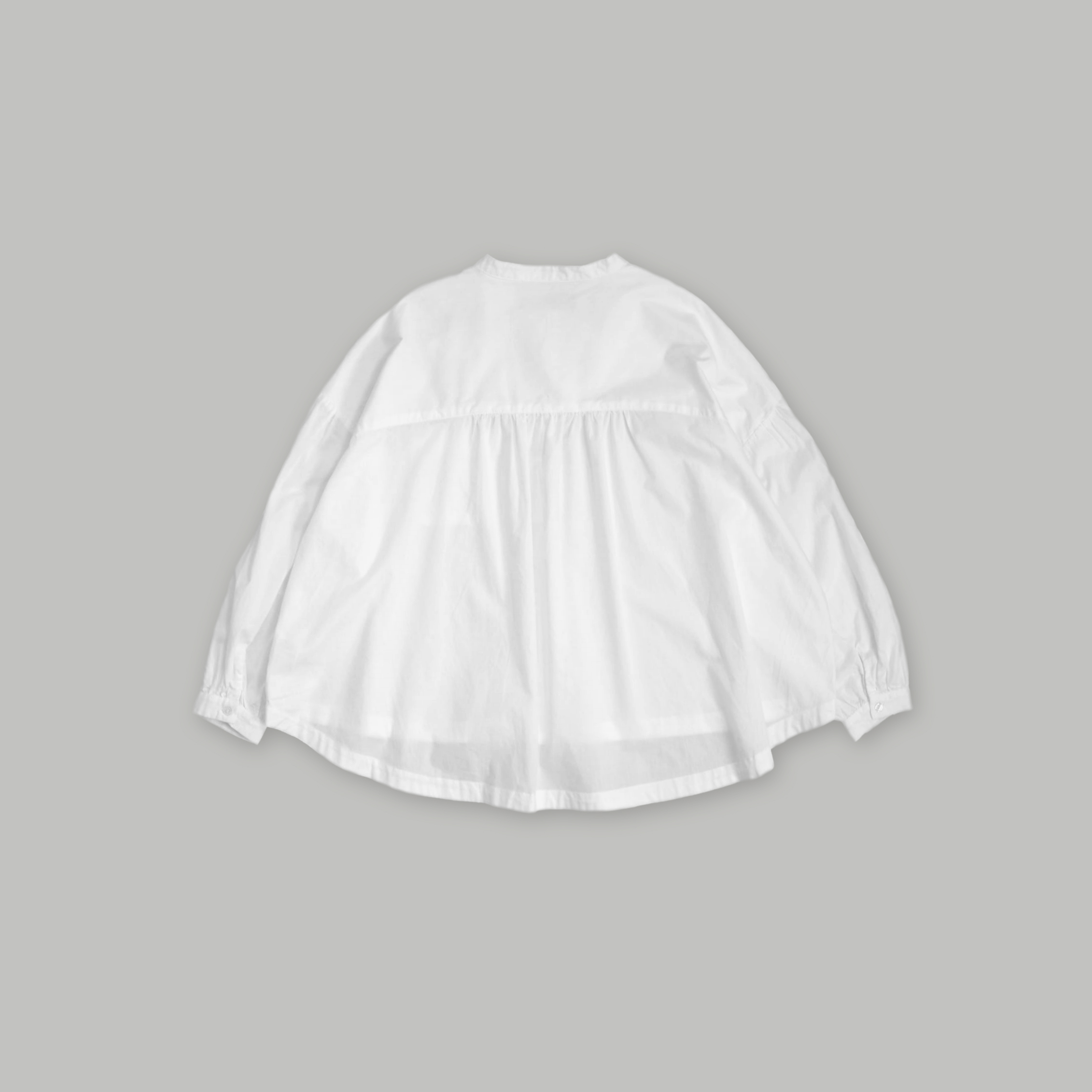 J.P.L. 立領澎袖水洗棉傘形襯衫 ╭ 2色 ╮