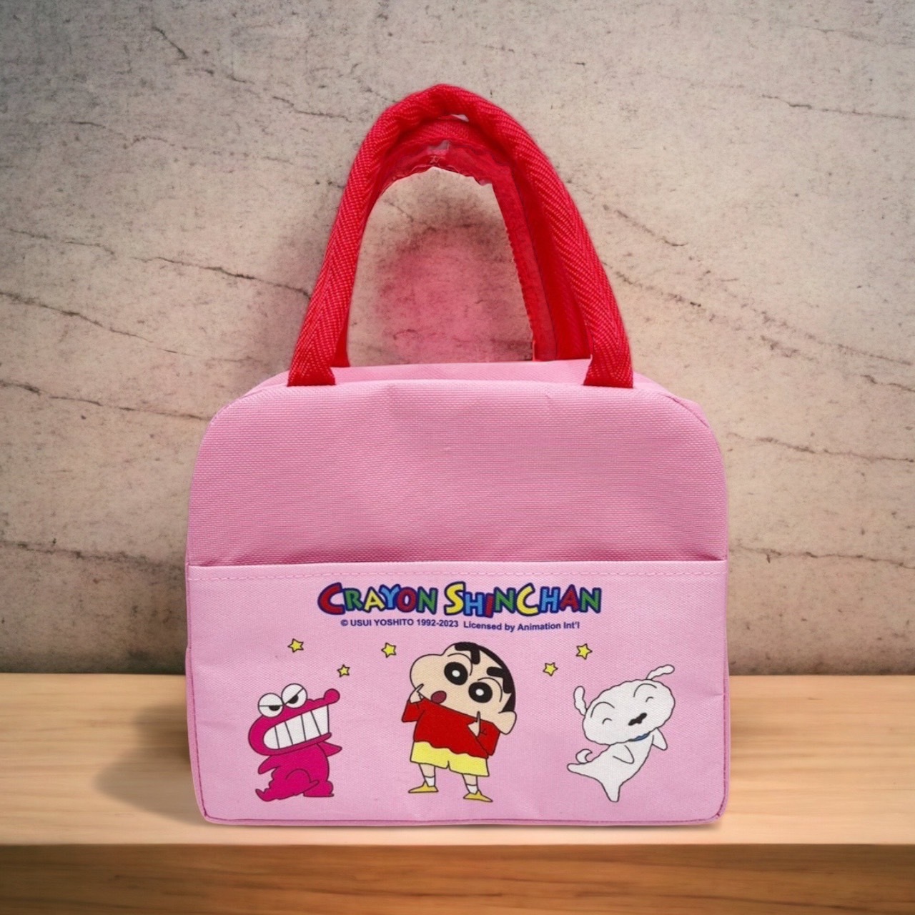 蠟筆小新 𝗖𝗿𝗮𝘆𝗼𝗻 𝗦𝗵𝗶𝗻𝗰𝗵𝗮𝗻 保冷便當袋 - 三人