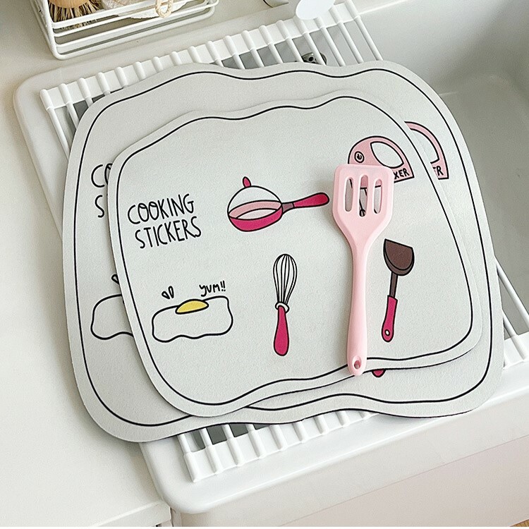 《2990》韓式造型小圖防滑隔熱餐墊