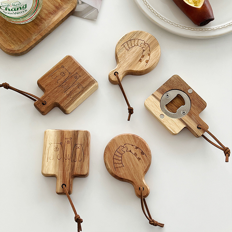 《2992》日式木質動物造型開罐器